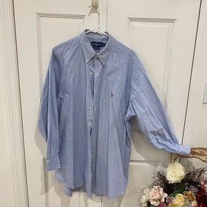 Ralph Lauren men’s lightblue shirt - large